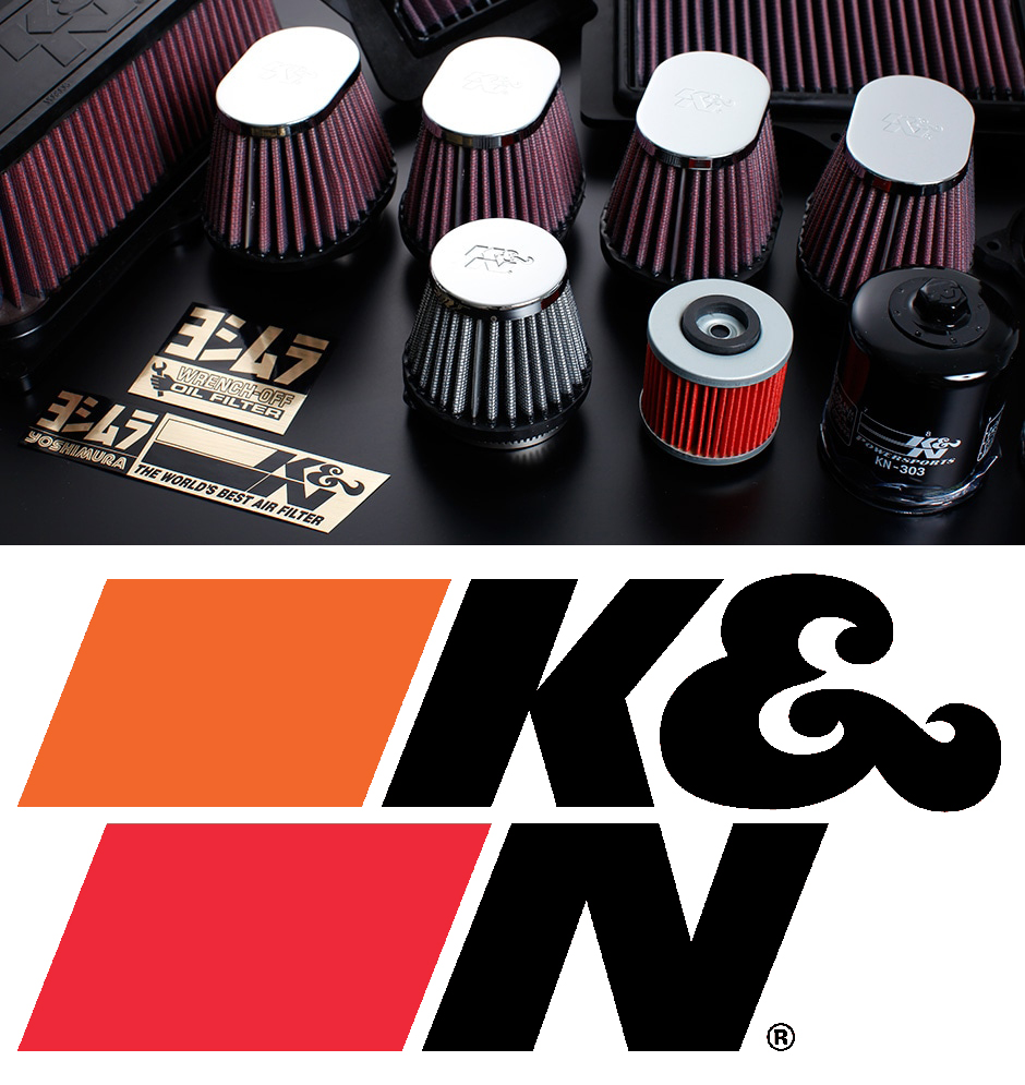 K&N ユニバーサルクランプオンエアフィルター 高性能、プレミアム