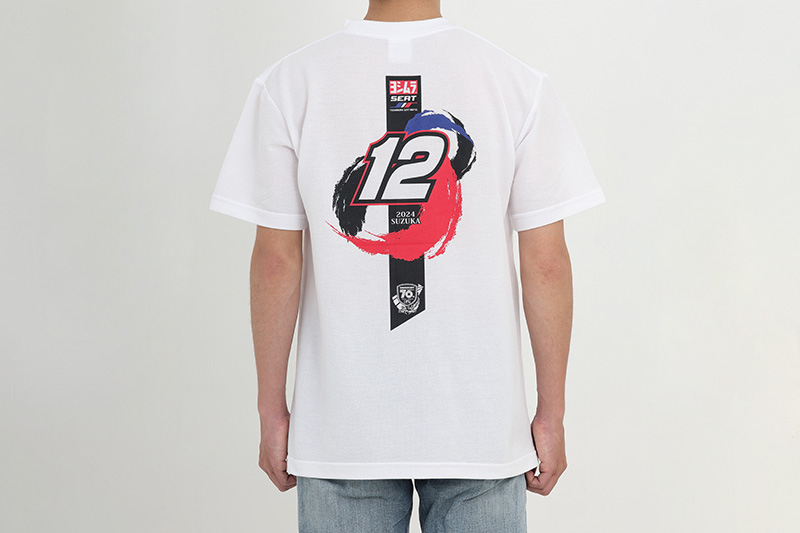 2024鈴鹿8耐Tシャツ(ホワイト/Yoshimura SERT Motul) | ヨシムラジャパン